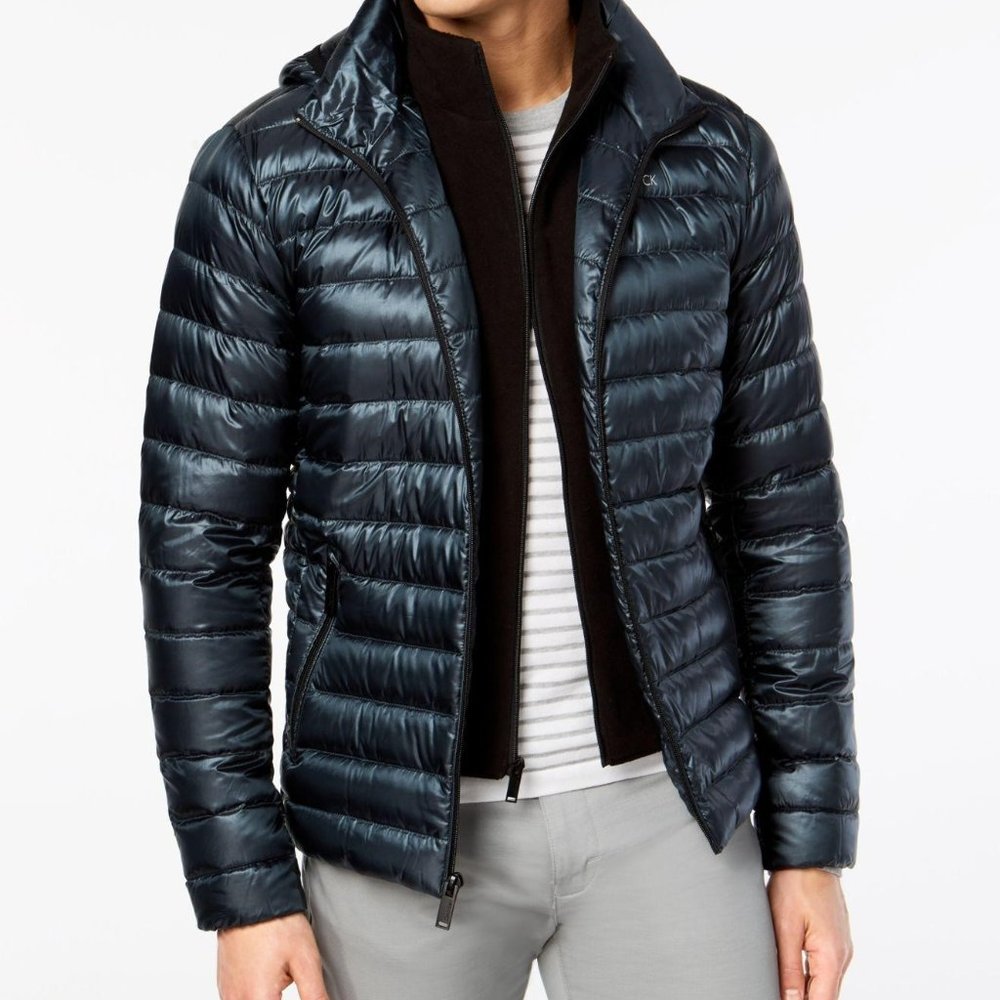 Calvin Klein Men's Packable Down Puffer Jacket